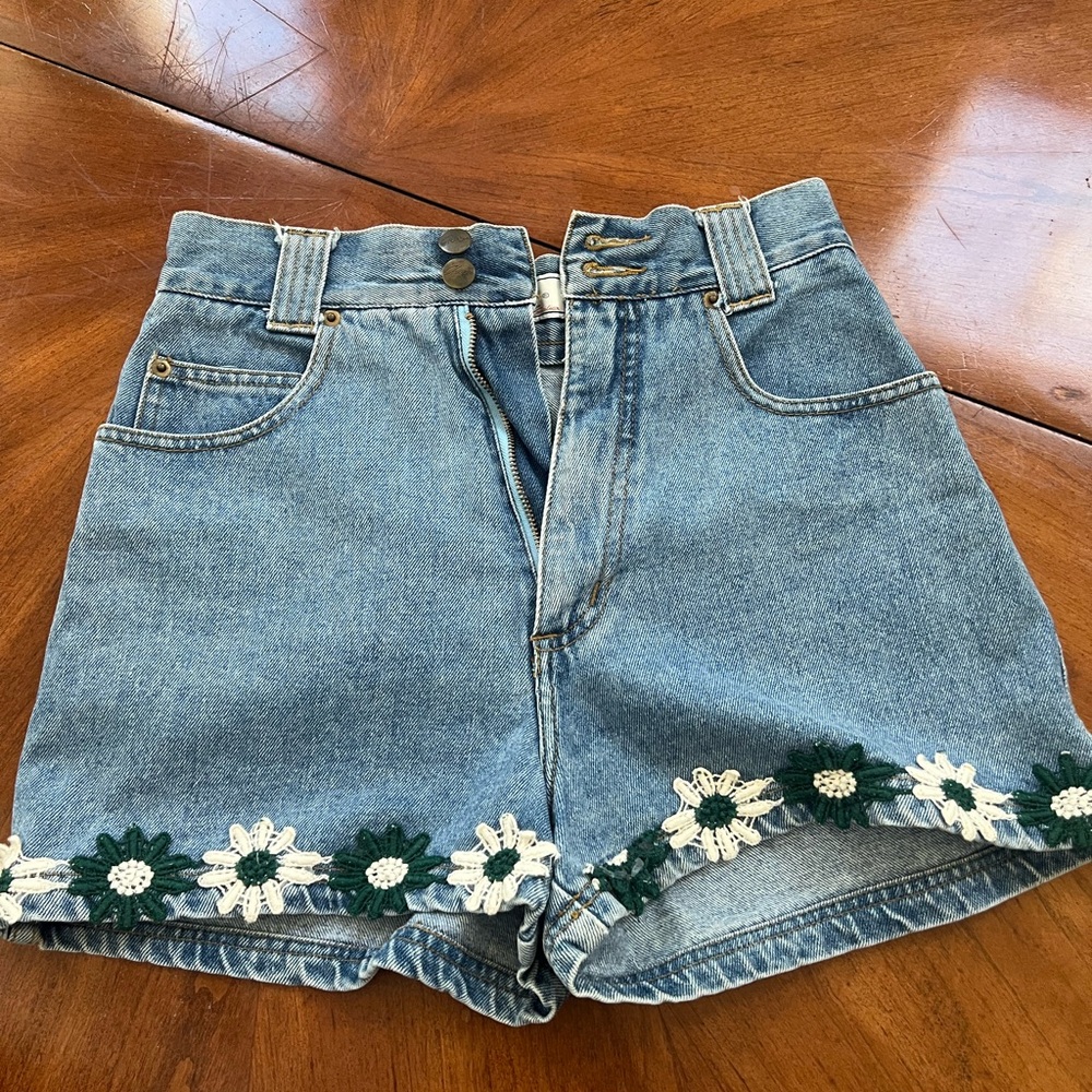 Denim shorts